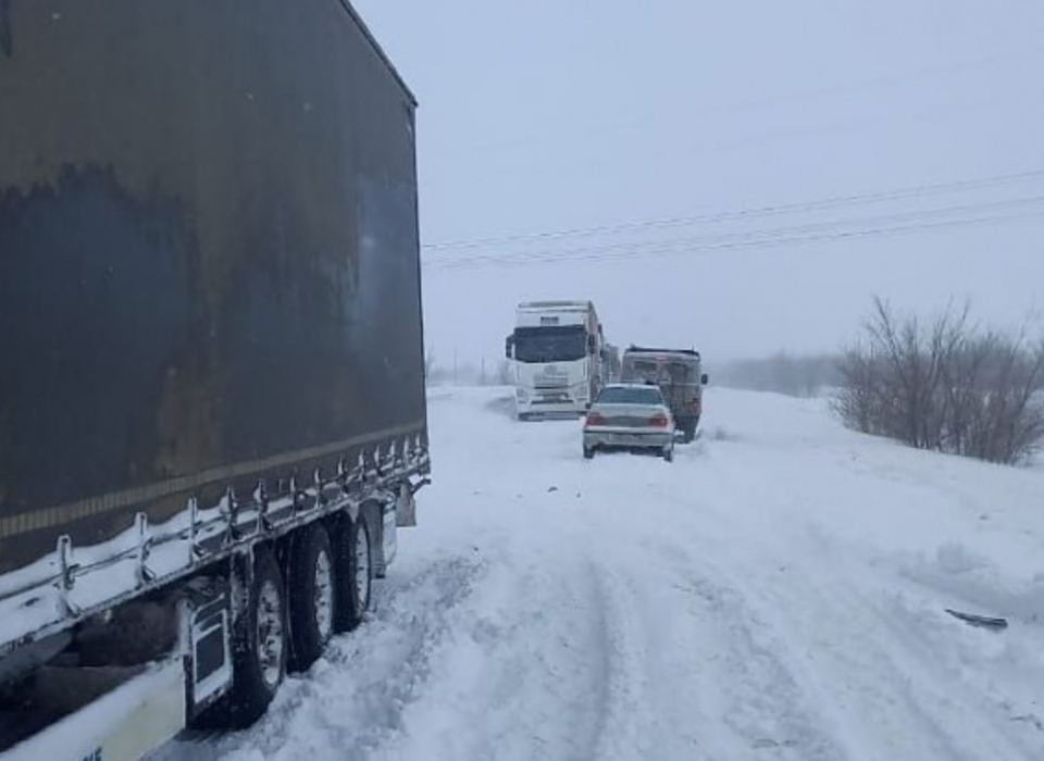В МВД предупредили о снежном плене на волгоградских трассах
